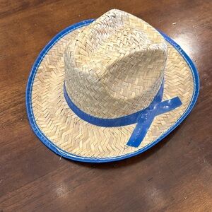 Kids straw cowboy hat